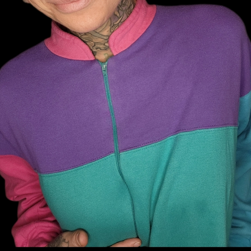 Vintage Colorblock Sweatsuit